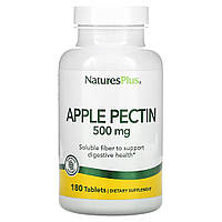 Натуральная добавка Natures Plus Apple Pectin 500 mg, 180 таблеток