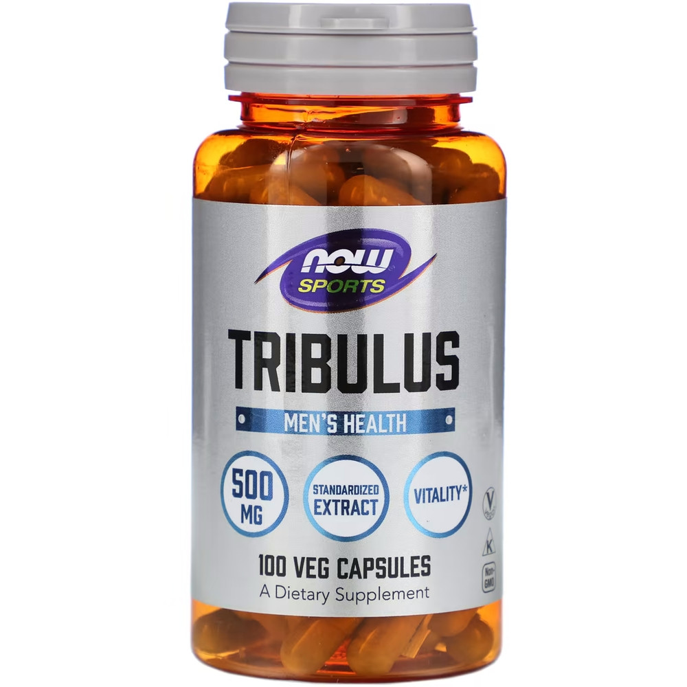 Стимулятор тестостерона NOW Sports Tribulus 500 mg, 100 капсул - фото 1 - id-p1830929535