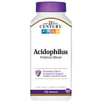 Пробиотики и пребиотики 21st Century Acidophilus Probiotic Blend, 150 капсул