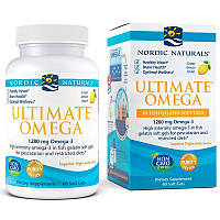 Жирные кислоты Nordic Naturals Ultimate Omega, 60 рыбных капсул