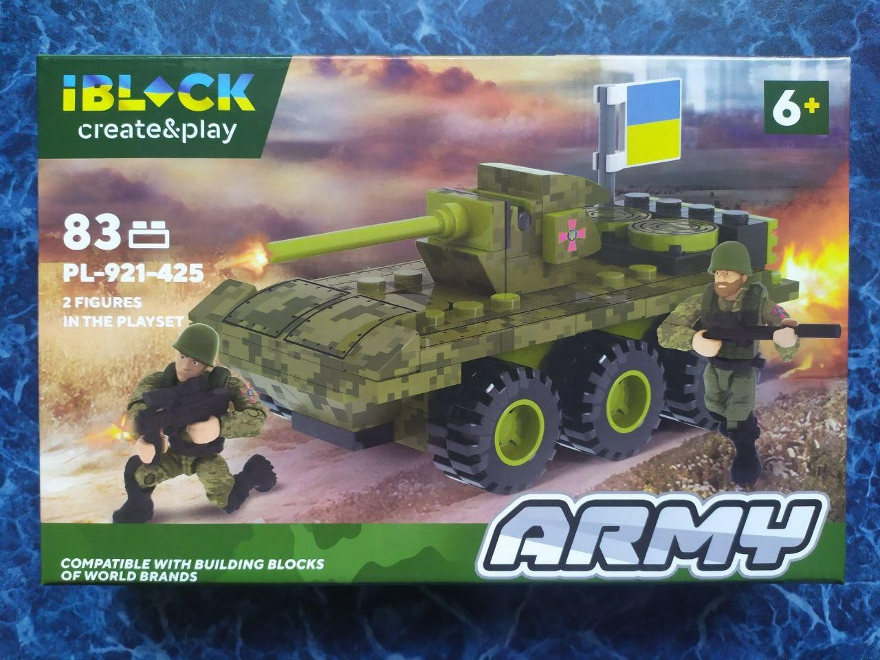 Конструктор IBLOCK Army Танк 83 дет. (PL-921-425)