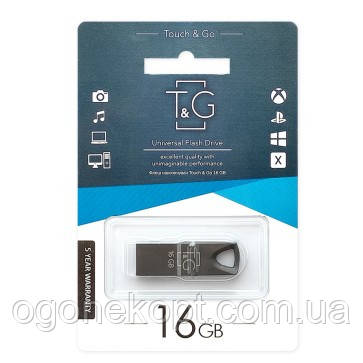 USB Flash T&G метал 117 16GB