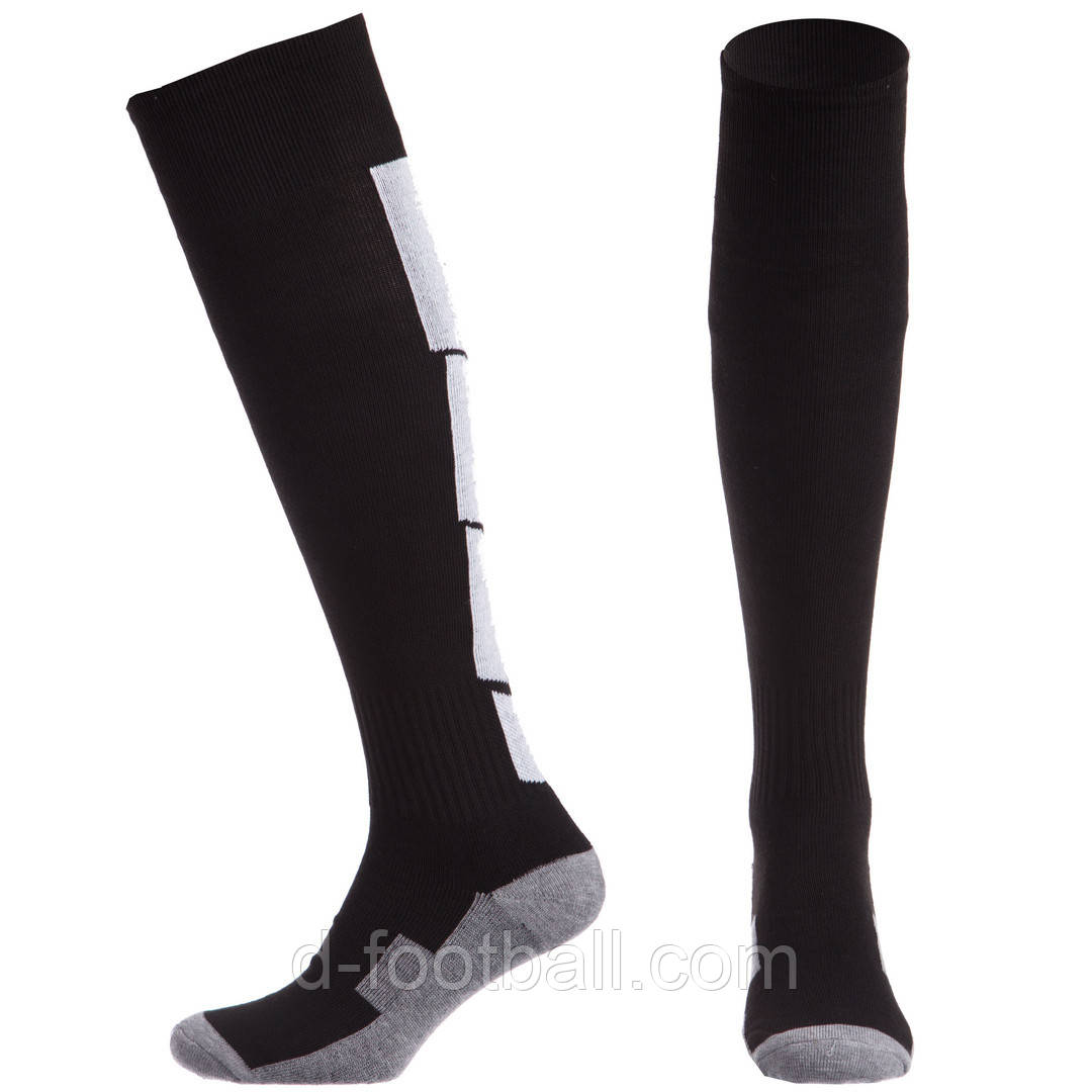 Гетри футбольні NORVA LINE CTM003-1-BK чорні, Чорний, Розмір (EU) — 40-45, фото 1