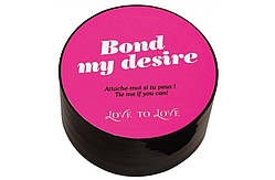Скотч для бондажа Love To Love BOND MY DESIRE (15м) Чорний, не липне до шкіри і волосків SO1400