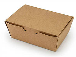 Коробка для нагетсів і суші Turkey крафт/крафт 16,5х10,5 см h5,8 см паперова (013806К/25/100)