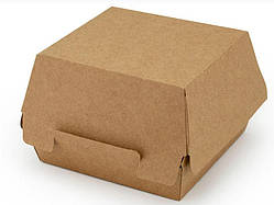 Коробка для бургера Turkey крафт/крафт 11,7х11,7 см h7 см паперова (013801К/25/200)