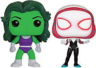 Поп! Эксклюзивный набор из двух наборов Funko SheHulk/SpiderGwen.