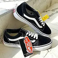 Кеды VANS black / ВАНС черные мужские р.41-45