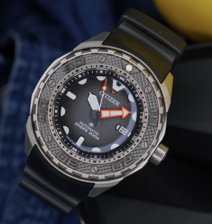 Годинник Citizen Promaster NB6021-68L Titanium Diver Fujitsubo