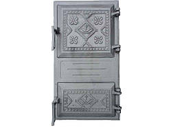 Дверцята чавунна спарена Вишиванка, (75) ТМ БУЛАТ