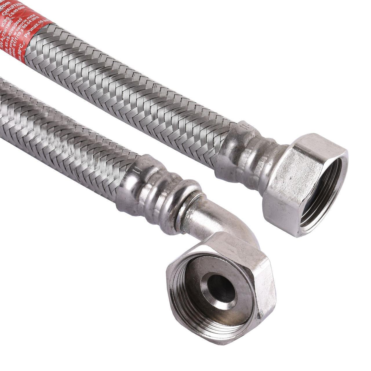 Шланг водяний посилений кутовий TUCAI 3/4″x3/4″ ВВ 0,5м TAQ SUPER CODO HG-3434-500 | 000005692