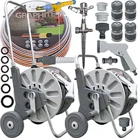 Візок зі шлангом BEST GRAPHITE 1/2 50 м з аксесуарами