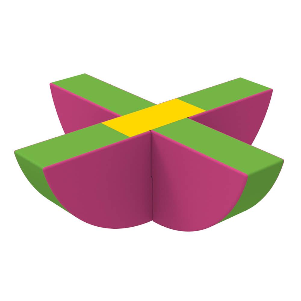 Іграшка качалка для дітей Хрестоподібна, шкірозамінник Флай (Kidigo ТМ)