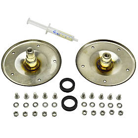 Опори барабана 2шт для вертикальної пральної машини Whirlpool 480110100802 (нержавійка)