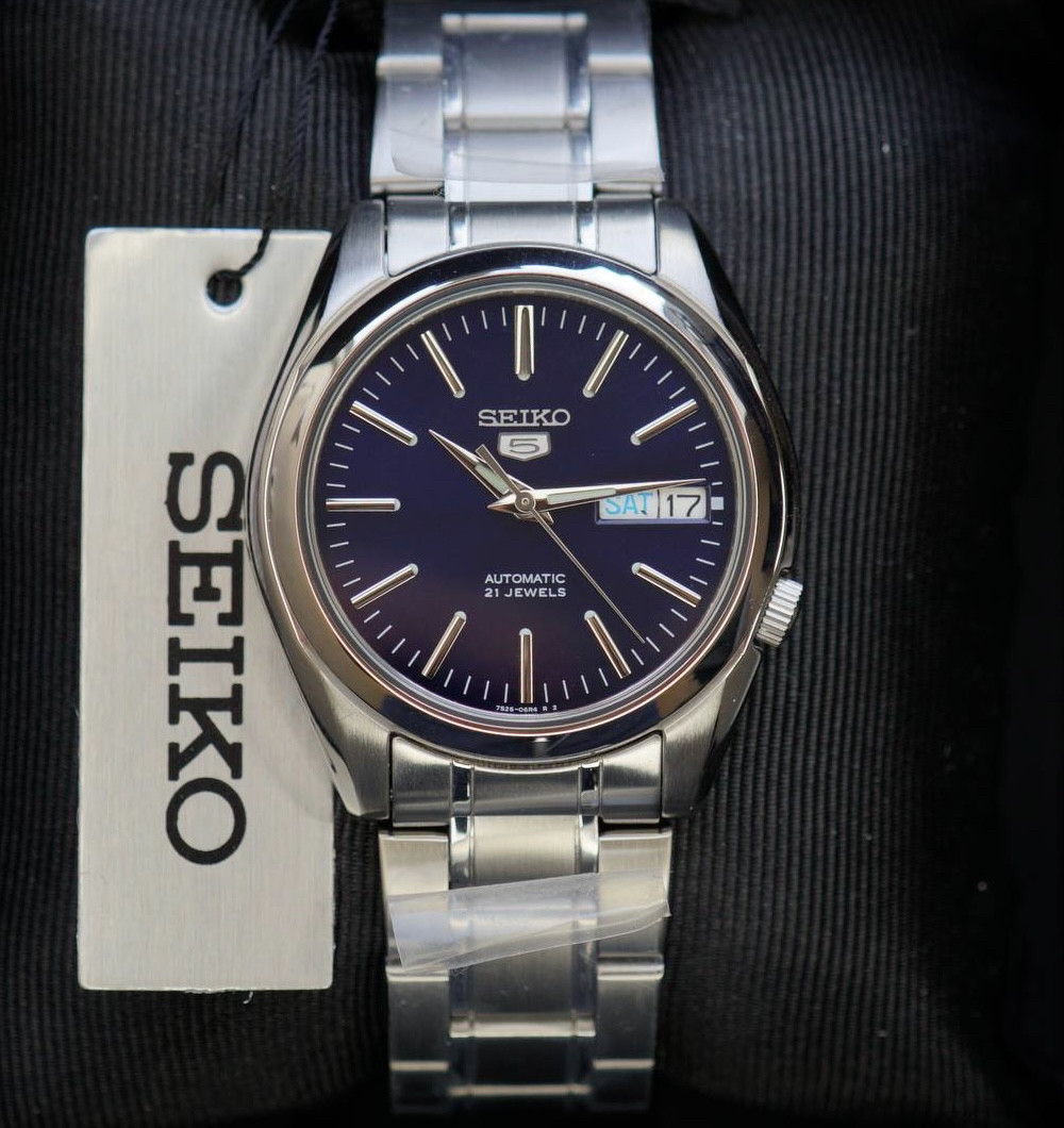 Годинник Seiko 5 SNKL43K1 Automatic Blue Dial, фото 1