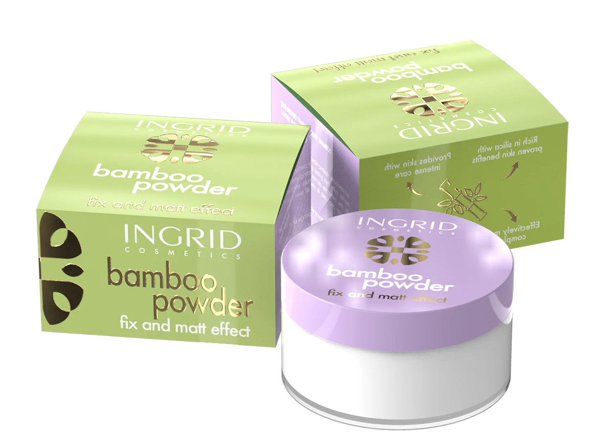 Професійна розсипчаста фінішна бамбукова пудра Ingrid Cosmetics Professional Translucent Loose Powder