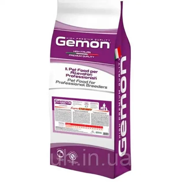 Gemon Dog All breeds Super Energy сухий корм для собак для активних собак, курка 20КГ