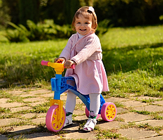 💙Біговел каталка дитячий, ролоцикл толокар триколісний Технок
