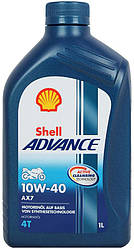 Олива Shell Advance 4T AX7 10W-40, 1л (шт.)