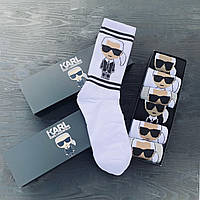 Мужские носки на подарок KL набор из 6 пар, M, (0268)