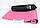 Килимок для йоги та фітнесу EasyFit TPE+TC 6 мм двошаровий + Чохол рожевий з кв. рожевий, фото 2