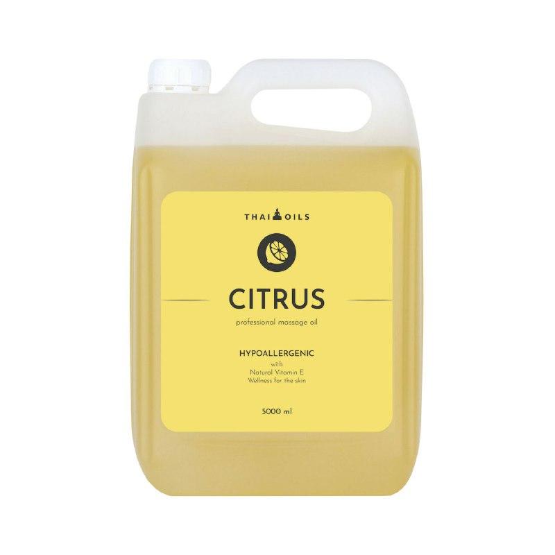 Професійна масажна олія «Citrus » 5000 ml Підходить для всіх видів масажу