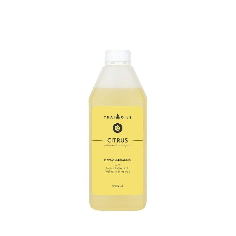 Професійна масажна олія «Citrus» 1000 ml Підходить для всіх видів масажу