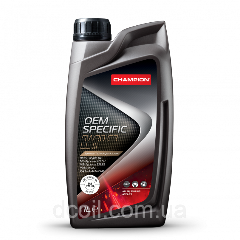 Моторна олива CHAMPION OEM SPECIFIC 5W30 C3 LL III