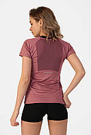 Жіноча футболка для тенувань з еластану Avecs Темно рожевий