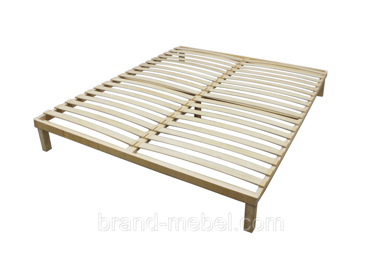 Каркас ліжка 190*150см. дерев'яний розбірний. Ортопедичний каркас 150*190см. з ногами, фото 1
