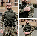 Тактична сорочка Ubacs (Убакс) Grifon мультикам ріп-стоп (вафелька) CoolMax (МКН), фото 2