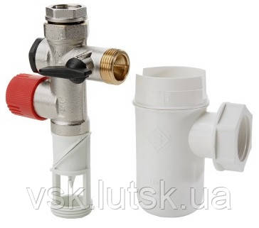 VT.461.N.05 Группа безпеки бойлера (група 3/4 + сифон + Перехідник 3/4*1/2)