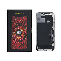Дисплей для iPhone 12, iPhone 12 Pro із сенсором чорний OLED GX (GX AMOLED)