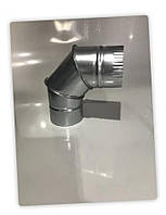 Коліно 90° оцинковане 0,4-0,45 мм, Ø 100