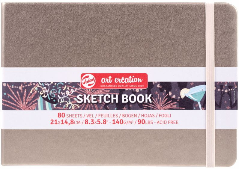 Блокнот для графіки 21*14,8см Talens Art Creation 140г/м 80арк 9314**5M, фото 1