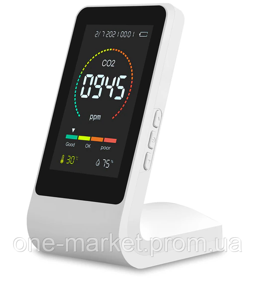 Газоаналізатор 3 в 1 Детектор CO2 Настільний монітор якості повітря (ID ...