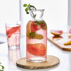 Карафа скляна для вина з міткою Uniglass 0,5 л, графин для вина Athos Carafe, фото 4