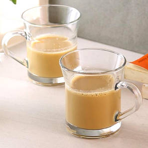 Чайна скляна чашка 300 мл Uniglass Miami, фото 2