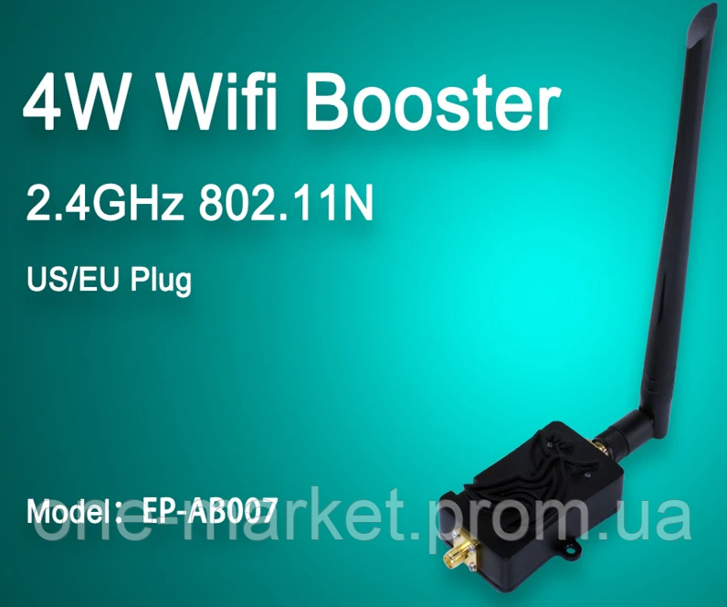 EDUP WiFi Booster Усилитель сигнала 2.4 ГГц усилитель мощности Wi-Fi - фото 3 - id-p1831060135