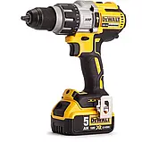 Дрель- шуруповерт аккумуляторная бесщёточная ударная DeWALT DCD996P3, фото 5