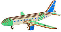 Деревянная сборная 3D модель WoodCraft Самолет (19,5*18,4*3,5см) XA-G040H