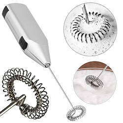 Капучинатор портативний для молока та вершків F-015 / Занурювальний спінювач молока / Компактний міні-міксер