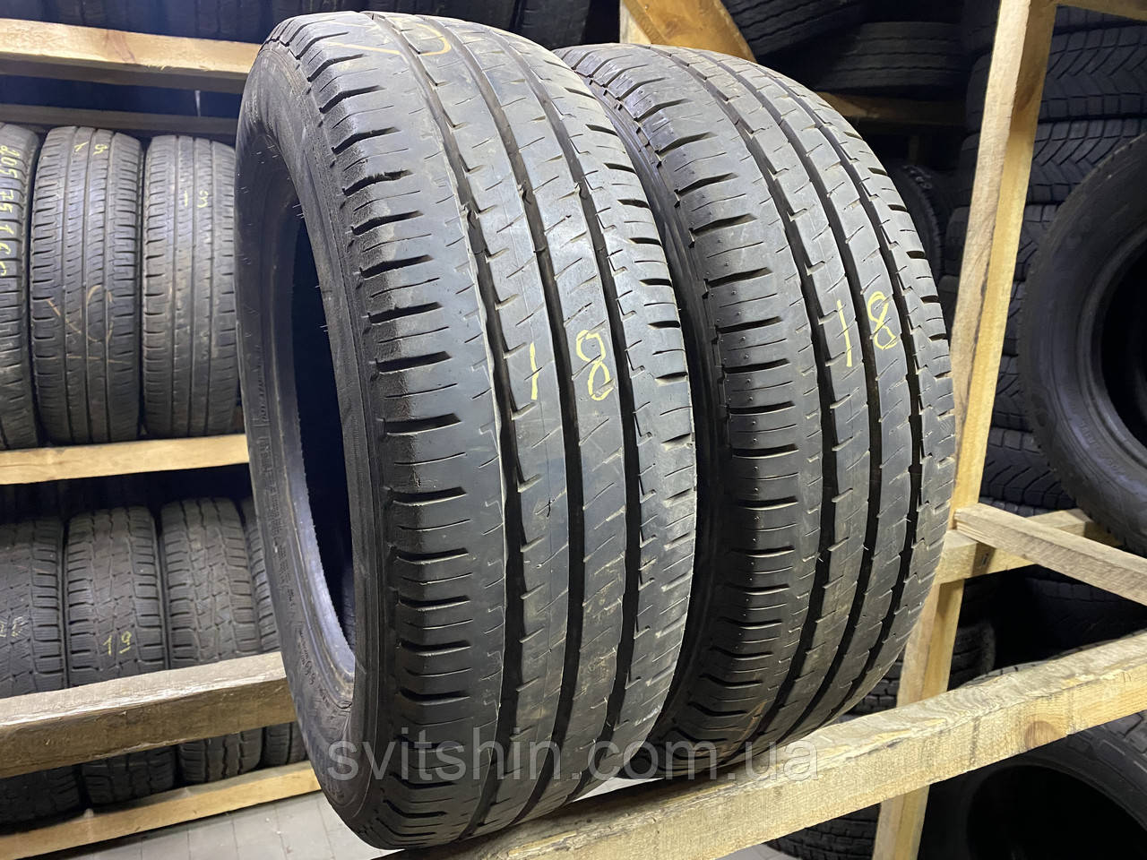 Літні шини 215/65R16C Hankook Vantra LT 18рік 2шт, фото 1