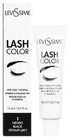 1 Чорний Фарба для брів та вій LevIssime Lash Color 15млEStyle