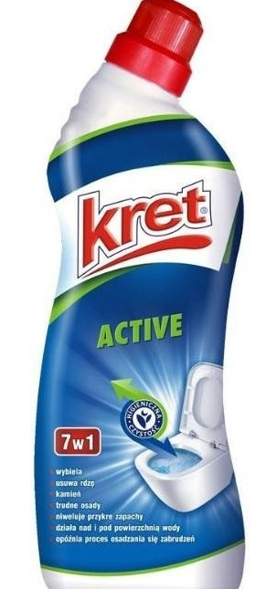 KRET гель для очищення унітазу Active 7w1 750мл (12)