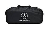 Сумка-органайзер в багажник с логотипом Mercedes Benz на 1 отделение черного цвета 03-129-1Д