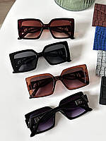 Сонцезахисні жіночі брендові окуляри ДОЛЬЧЕ ГАББАНА в квадратній оправі, 4 кольори