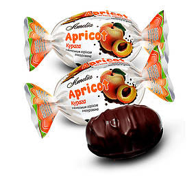 Цукерки "Курага "Apricot" з волоським горіхом у шоколаді"