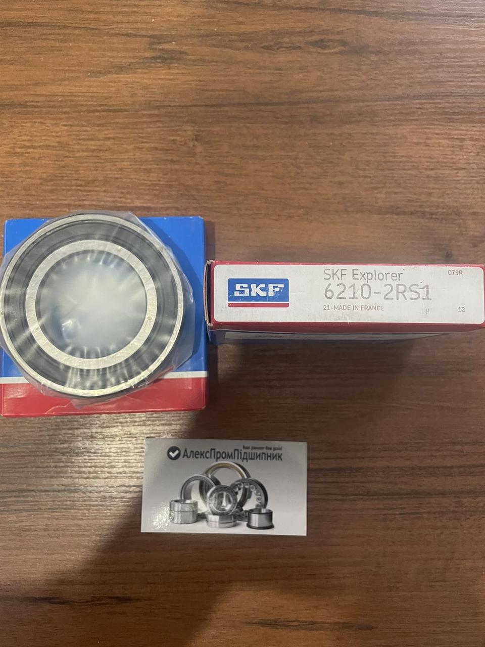 Кульковий підшипник 6210 2RS1 SKF преміум якість за доступну ціну