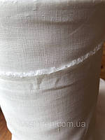 Біла платтєва лляна тканина, 100% льон
